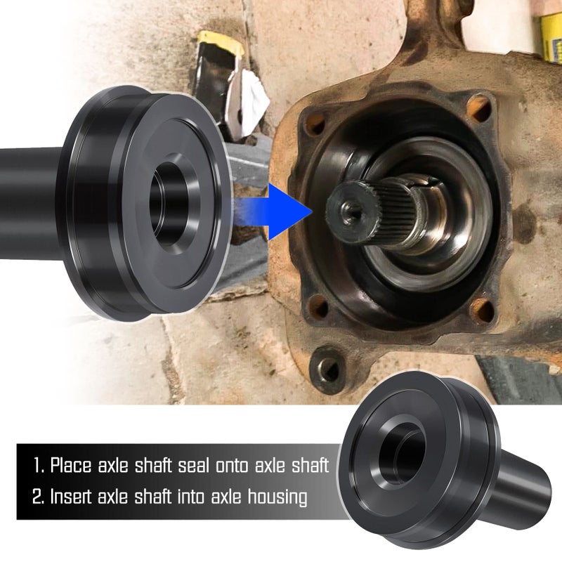 LE-JX 6697 Wheel Knuckle Vacuum Oil Seal Installer Tool - Compatible with Ford 2005-2019 F-250 F-350  Automotive Axle Tools - Image 3